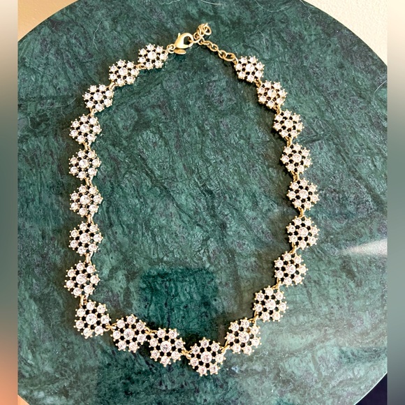 J. Crew Jewelry - J. Crew snowflake-like design necklace